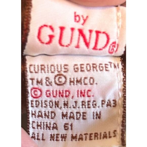 GUC Gund Stuffed Monkey Curious George Soft Cuddly Stuffie - Picture 4 of 6